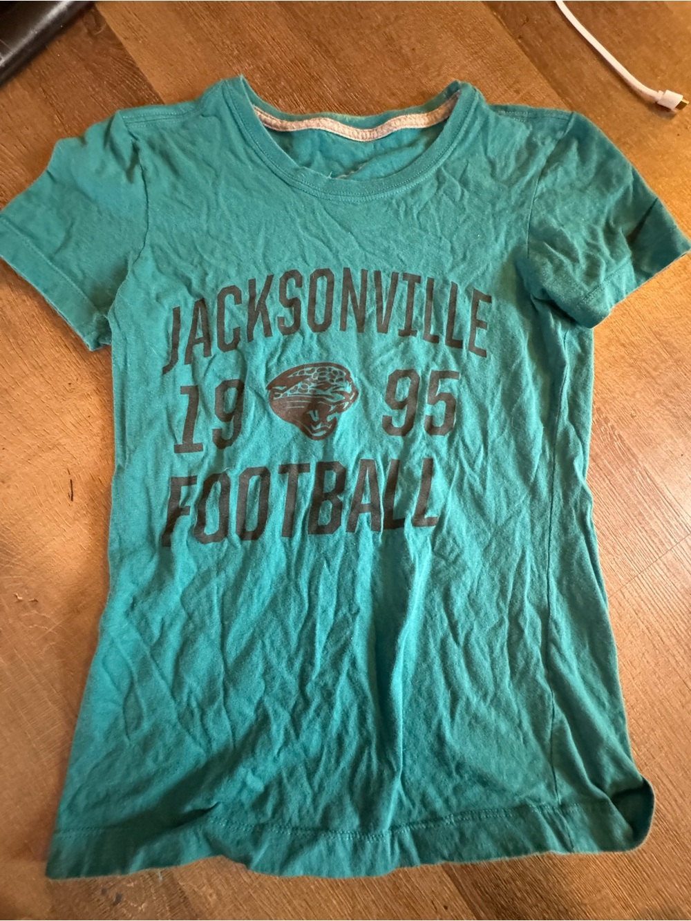Nike Jacksonville Jaguars Teal Football T-Shirt – Small Slim Fit